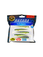 Виброхвосты LJ Pro Series 3D BASARA SOFT SWIM 08,89/PG13 6 шт. в упак.