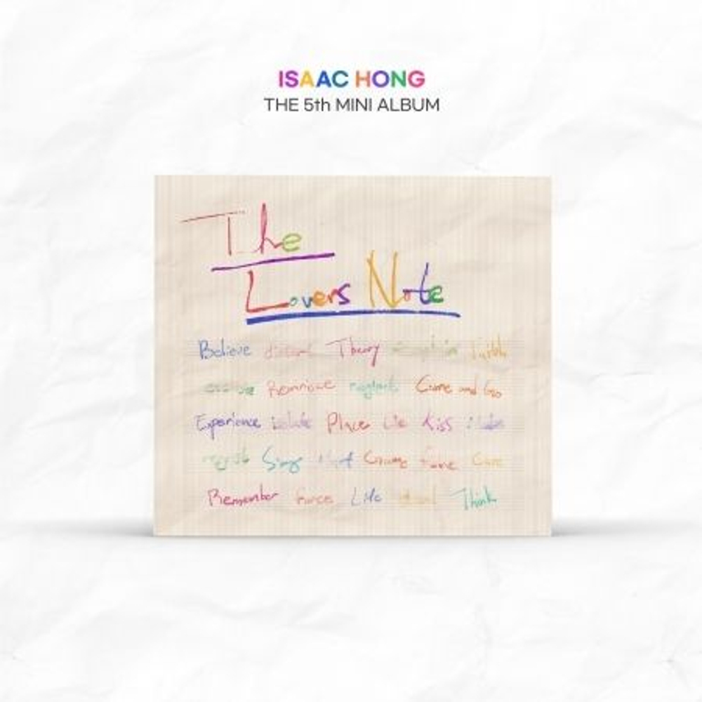 Альбом ISAAC HONG - THE LOVERS NOTE 5th Mini Album