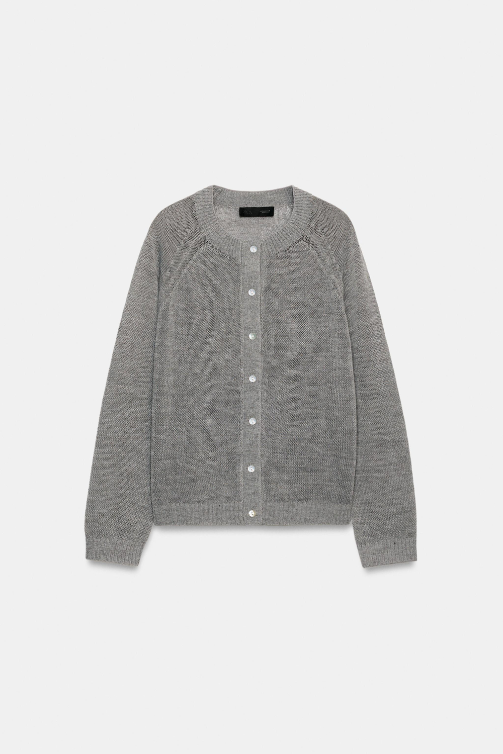 КАРДИГАН ИЗ ШЕРСТЯНОЙ ПРЯЖИ — ZARA