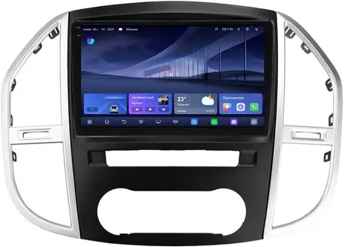Магнитола для Mercedes-Benz Vito 2014+ - Kuberg QLed+2K, Android 14, TS105, Быстрейшая, CarPlay, SIM-слот