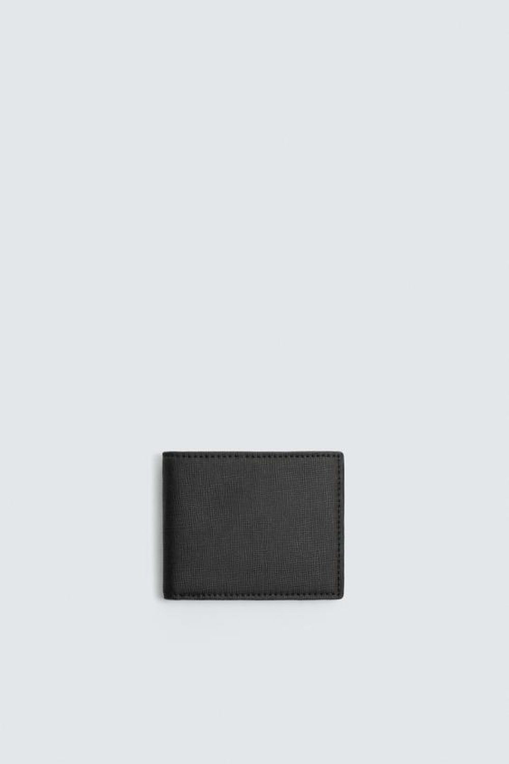 ZARA КОШЕЛЕК С РЕЛЬЕФНЫМ УЗОРОМ, ЧЕРНЫЙ