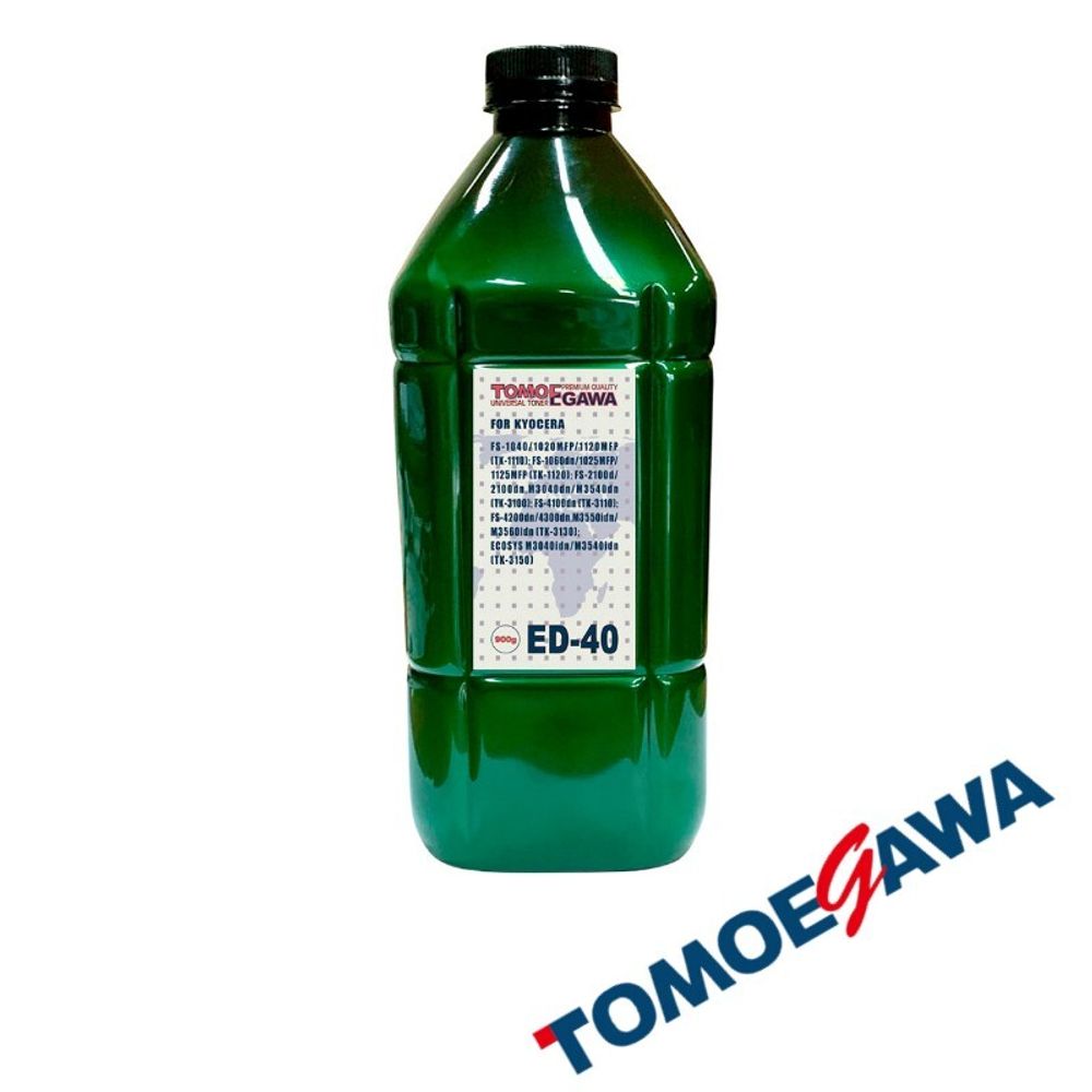 Тонер TOMOEGAWA тип ED-40 для KYOCERA Универсальный (900гр) Green Line