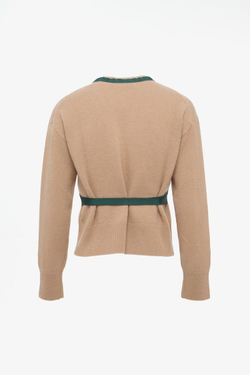 ZARA X JOHN GALLIANO ДЖЕМПЕР ИЗ 100% КАШЕМИРА, БЕЖЕВЫЙ