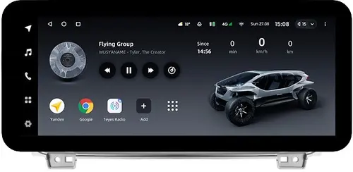 Магнитола для KIA Sportage 4 2016-2018 (штатная КЗВ) - Teyes LUX ONE ROUND монитор 12.3" 2K QLED на Android 10, Быстрая, CarPlay, 4G SIM-слот