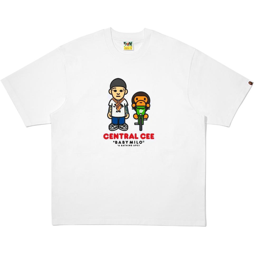 A Bathing Ape Bathing Ape X Spotify X Syna By Central Cee Fw25 Футболка белый