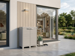 Уличная пластиковая тумба Toomax Woody's XL Grey
