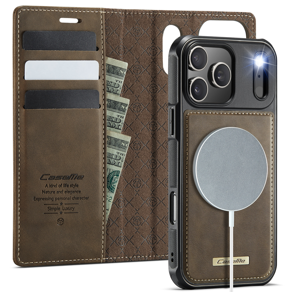 Чехол-кошелек CaseMe 2 in 1 MagSafe iPhone 17 Pro Max
