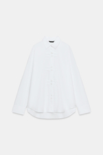 РУБАШКА OXFORD С АЛЖИРКАМИ ZW COLLECTION — ZARA