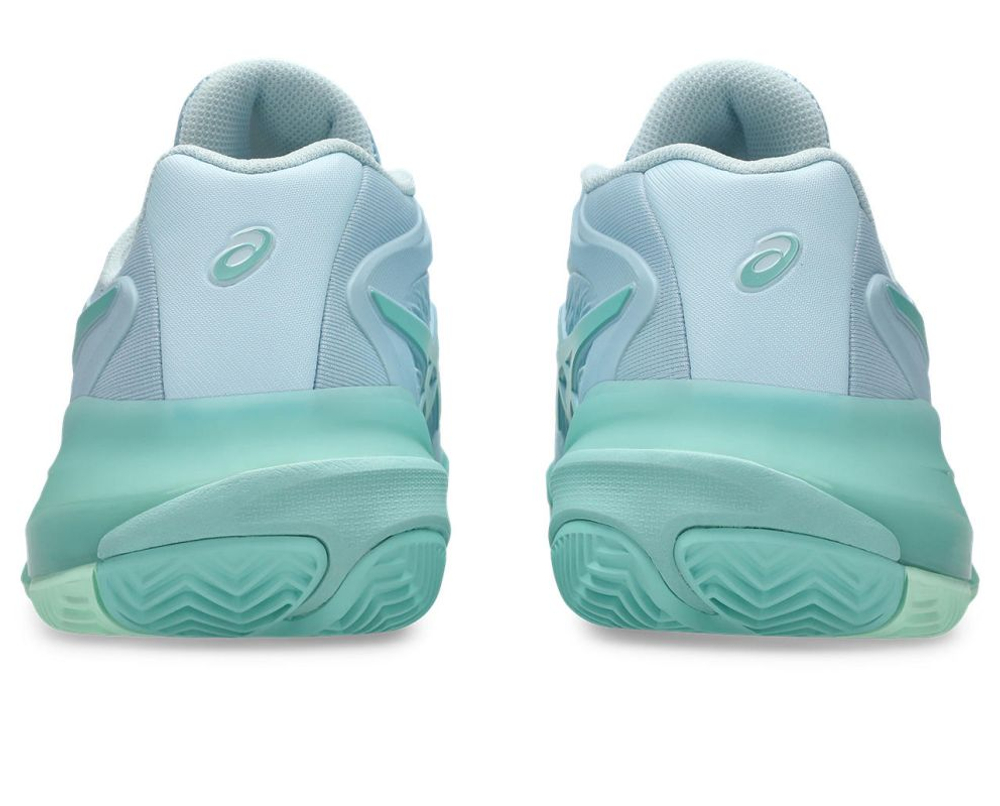 Женские теннисные кроссовки Asics Gel-Resolution X Clay - light blue/oasis green