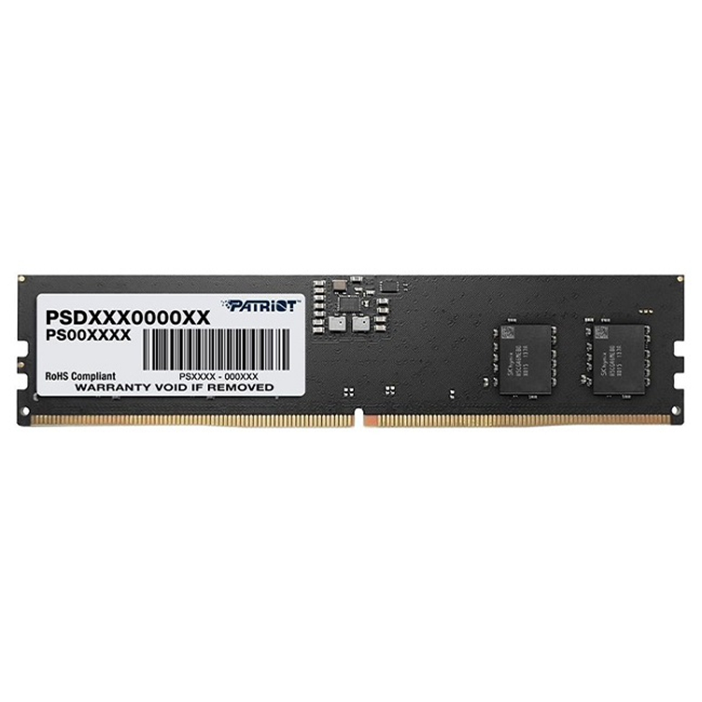 Оперативная память DIMM DDR5 8Gb, 5600Mhz, Patriot Signature Line (PSD58G560041)