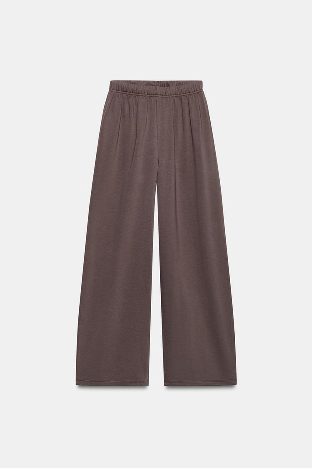 ZARA БРЮКИ-ДЖОГГЕРЫ СВОБОДНОГО КРОЯ, КОРИЧНЕВЫЙ