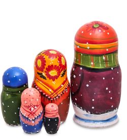 Народные промыслы МР-13/ 5-J Матрешка 5м «Семейка Малая»