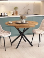 Стол кухонный круглый Дуб вотан