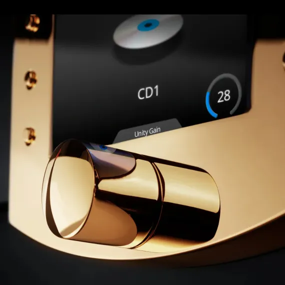MBL N51 Integrated Amplifier Piano Black Gold