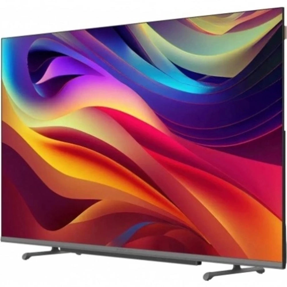 Телевизор Digma Pro 65" QLED 65L Google TV Frameless черный/серебристый