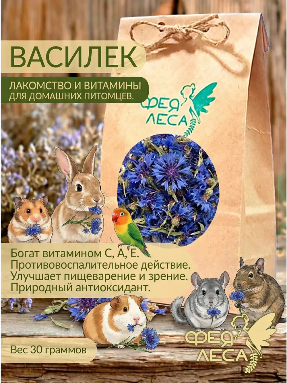 Травы Василёк синий цветы сушеные для чая и декора