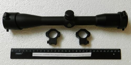 Оптический прицел LEAPERS TF2+Airgun 4х32 с кронштейн на ласточкин хвост SCP-U432FD