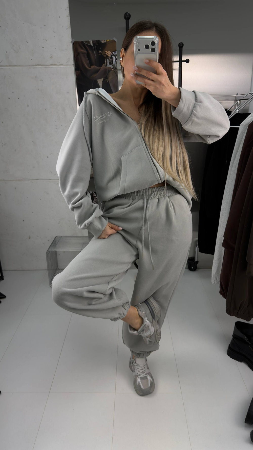 Костюм женский арт. 892 цвет "серый"