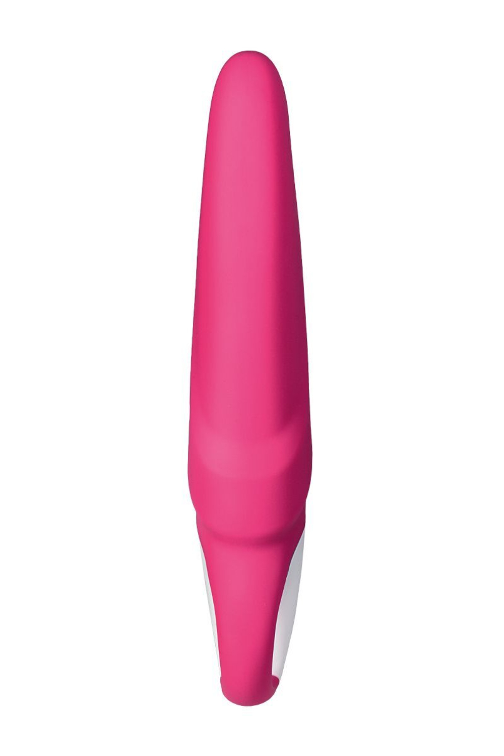 Ярко-розовый вибратор Satisfyer Mr. Rabbit с клиторальным отростком - 22,1 см. (Цвет: ярко-розовый)
