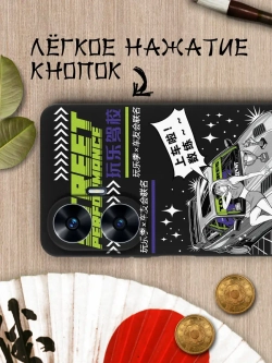 Чехол на Realme C55 с принтом