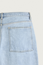 ДЖИНСЫ TAPERED WIDE FIT В ПОЛОСКУ — ZARA
