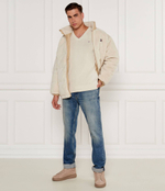 Кожаные кроссовки CALVIN KLEIN JEANS - бежевый(YM0YM01128)
