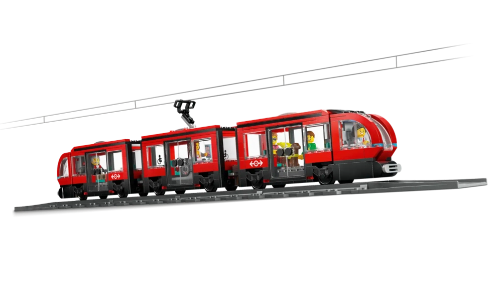 Конструктор LEGO City 60423 Троллейбус и станция