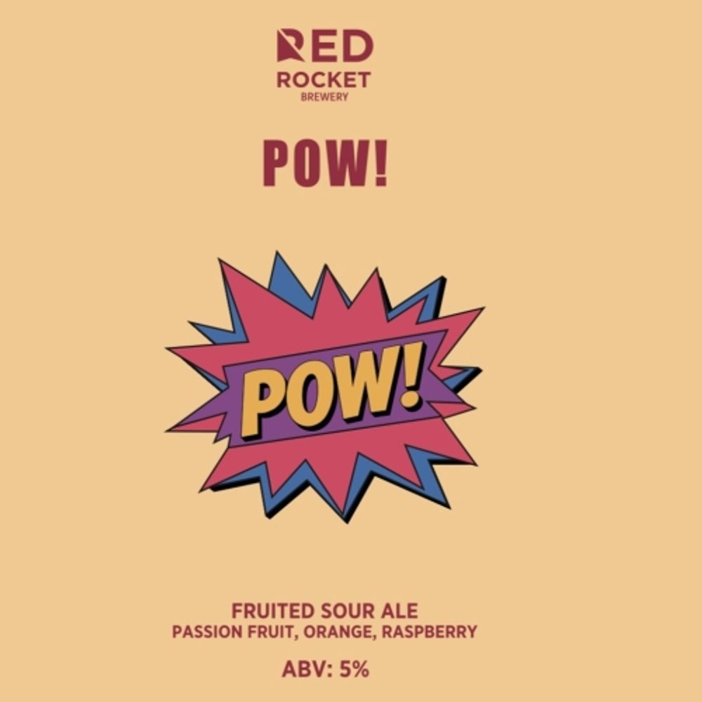 Пиво Рэд Рокет ПАУ! / Red Rocket POW! 30л - кег