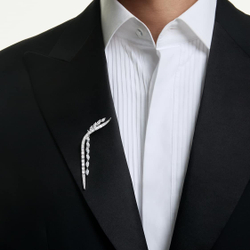 MESMERA:BROOCH WHI/RHS