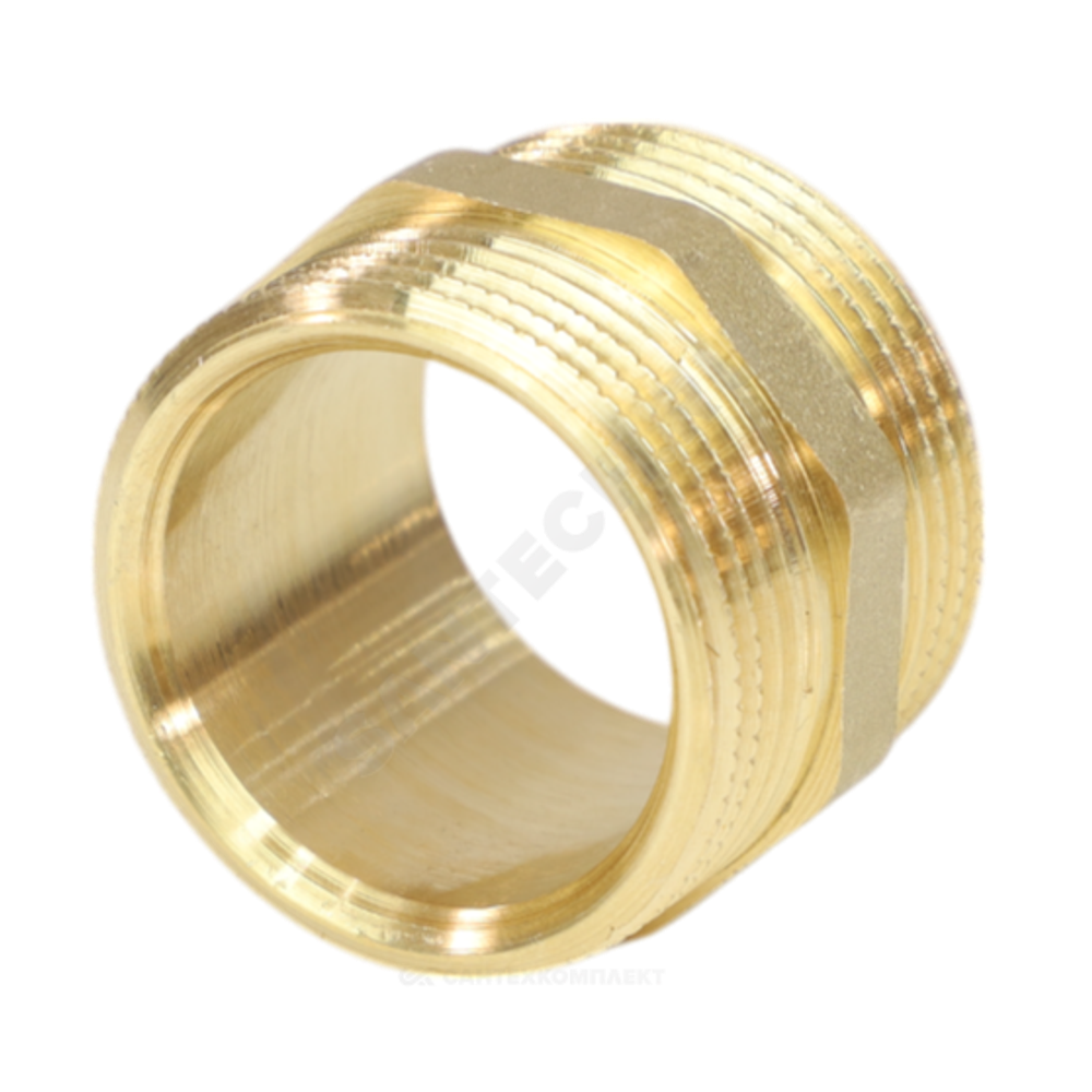 Ниппель латунь Ду 15 (1/2") НР LD LD.65.501.15