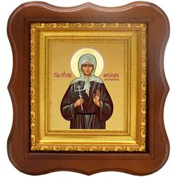 Александра Хворостянникова преподобномученица послушница. Икона на холсте.