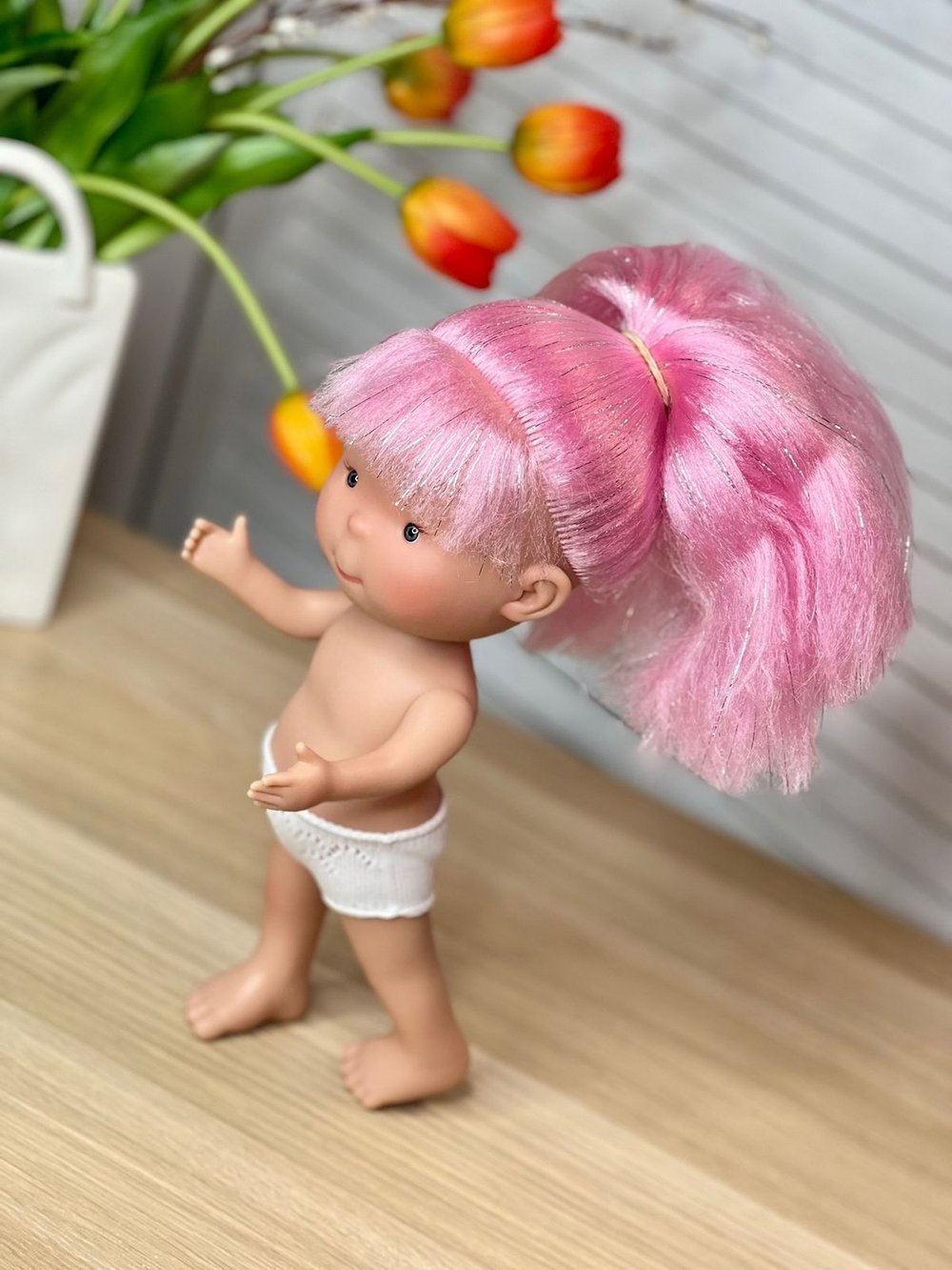 Кукла для девочки виниловая 30см Пиппа без одежды (2899W7)