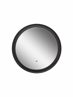 Зеркало "Planet black Led" D 600 с бесконтактным сенсором
