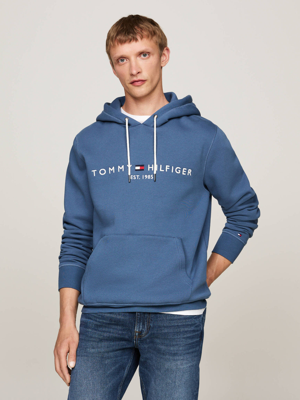 Худи Tommy Hilfiger - голубой(MW0MW11599)