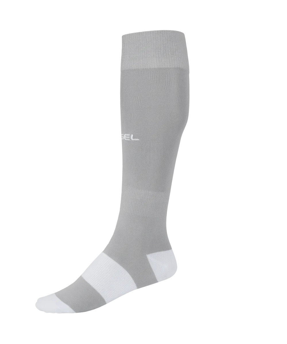 Гетры футбольные JÖGEL CAMP BASIC SOCKS, серый/белый