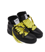 Кожаные кроссовки OFF-WHITE - черный(OMIA065S 24LEA004)