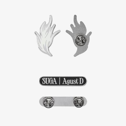 Сет пинов Agust D D-Day Tour Badge Pin Set