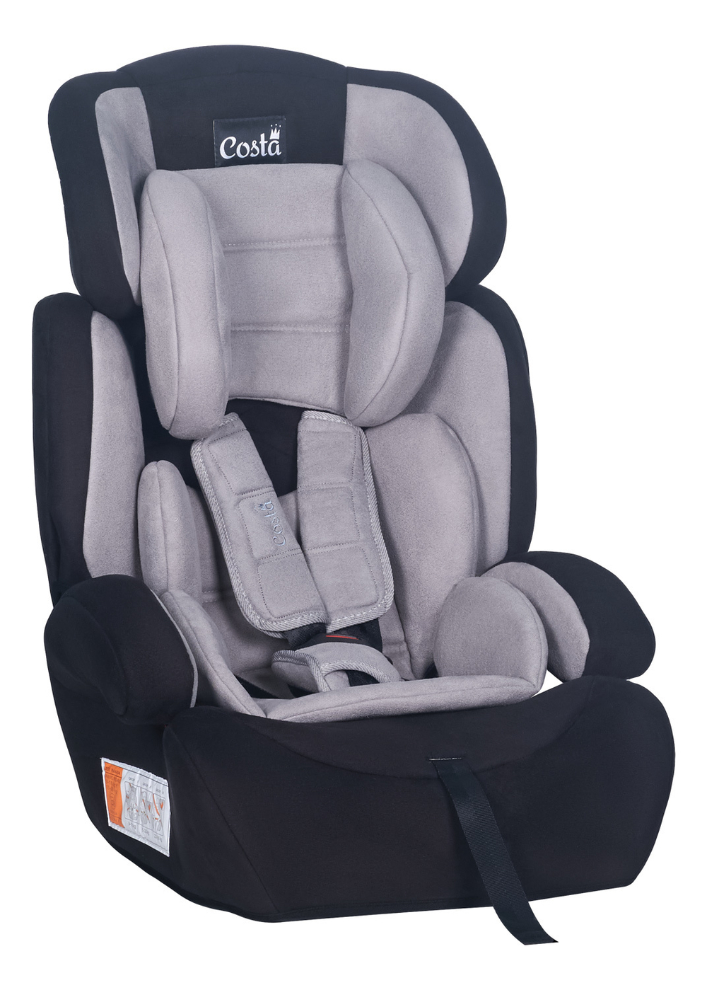 Автокресло детское YB702A (серо-черный велюр/Grey/black velour, YB702Agbv)