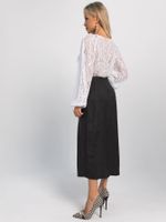 Юбка со складками София (серая) Ю16362-10М LT Collection