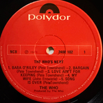 The Who – Who's Next (Скандинавия 1974г.)