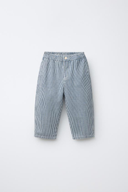ZARA БРЮКИ BAGGY В ПОЛОСКУ, ПОЛОСКИ