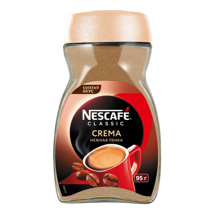 НЕСКАФЕ КЛАССИК Крема Стекло 95г