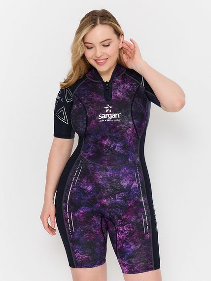 Гидрокостюм Sargan Nero 2.0 Shorty lady 2 мм GalaxyAPE-07/черный