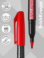 Маркер перманентный P-70, красный, 1мм