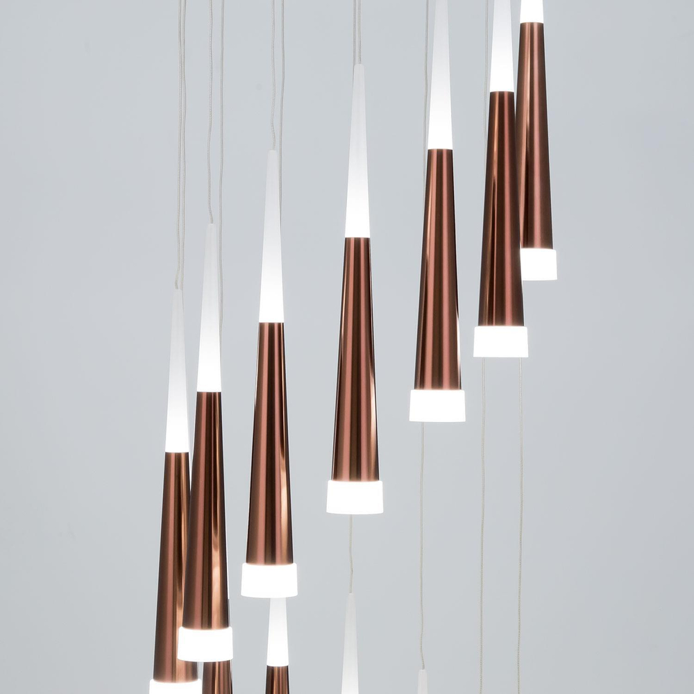 Citilux Вегас CL227143 LED Люстра каскадная Коричневая