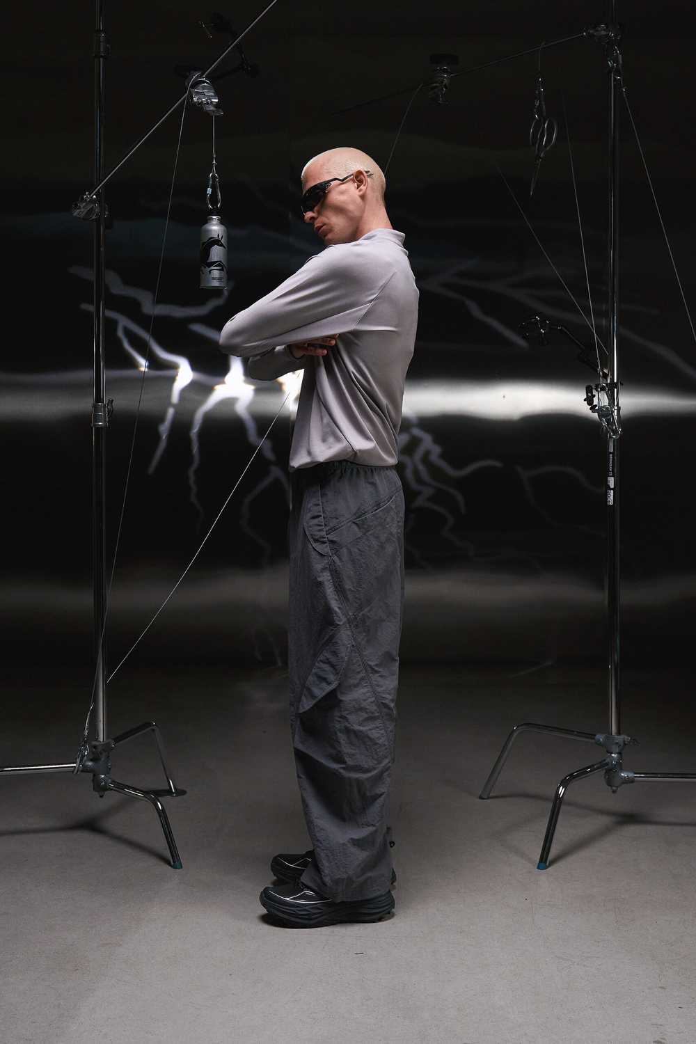 Брюки Blue Monte Multi-Pocket Cargo Pants "Gray"