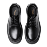 YEDANI Casual Leather Shoes Men"s Low top Black