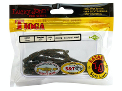 Виброхвосты съедобные LJ Pro Series TIOGA 2.4in (6,2 см), цв. F08, 9 шт.