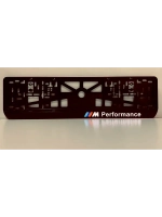Рамка для номера с подсветкой. BMW Performance с права