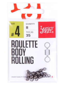 Вертлюги LJ Pro Series ROULETTE BODY ROLLING 004 8шт.